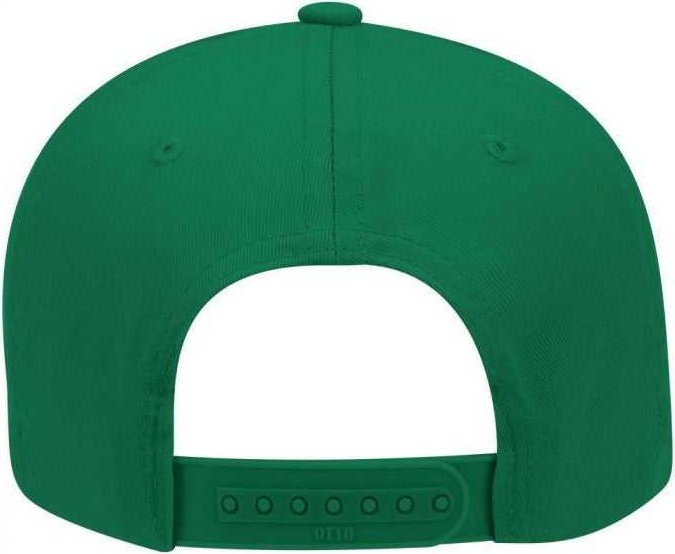 OTTO 19-061 Cotton Twill Low Profile Pro Style Cap with Fabric Adjustable Hook - Kelly - HIT a Double - 2