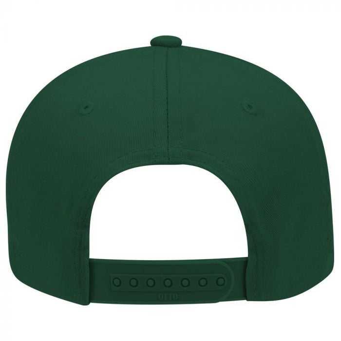 OTTO 19-061 Cotton Twill Low Profile Pro Style Cap with Fabric Adjustable Hook - Dark Green - HIT a Double - 2