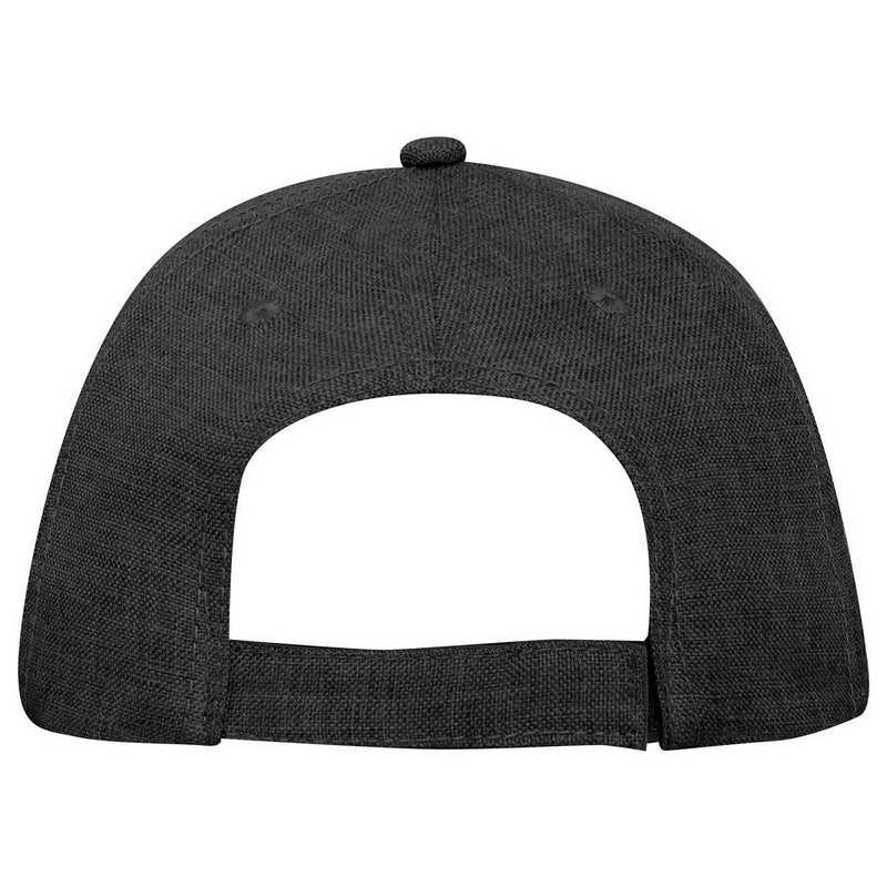 OTTO 19-1066 6 Panel Low Profile Baseball Cap - Heather Charcoal Gray - HIT a Double - 1