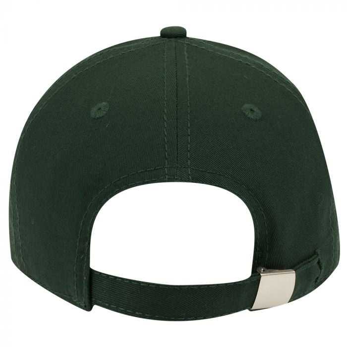 OTTO 19-1203 Superior Cotton Twill 6 Panel Low Profile Baseball Cap - Dark Green - HIT a Double - 1