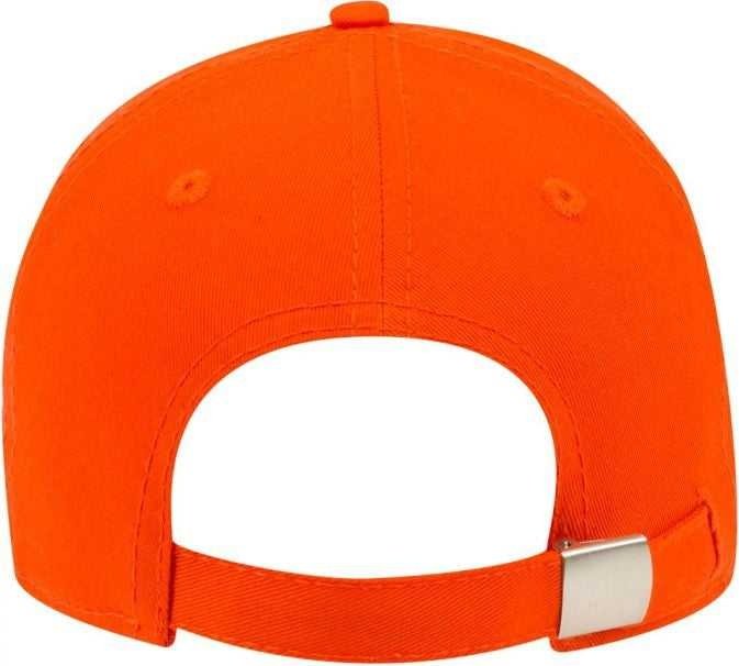 OTTO 19-1203 Superior Cotton Twill 6 Panel Low Profile Baseball Cap - Orange - HIT a Double - 2