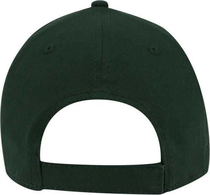 OTTO 19-1227 Ultra Fine Brushed Stretchable Superior Cotton Twill 6 Panel Low Profile Baseball Cap - Dark Green - HIT a Double - 2