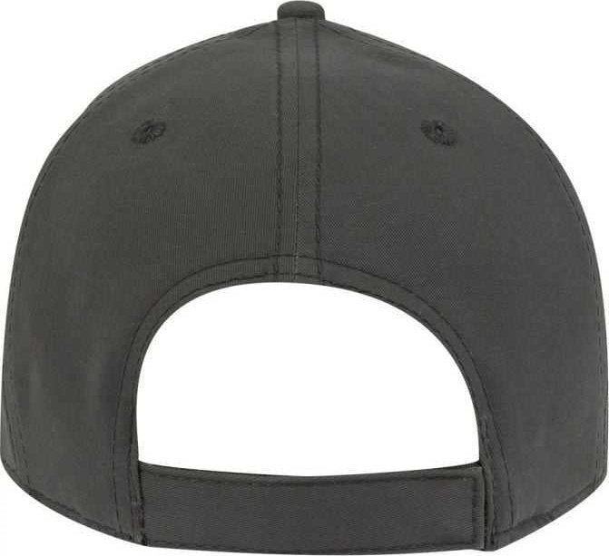 OTTO 19-1227 Ultra Fine Brushed Stretchable Superior Cotton Twill 6 Panel Low Profile Baseball Cap - Charcoal Gray - HIT a Double - 2