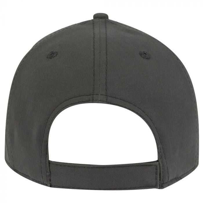 OTTO 19-1227 Ultra Fine Brushed Stretchable Superior Cotton Twill 6 Panel Low Profile Baseball Cap - Charcoal Gray - HIT a Double - 1