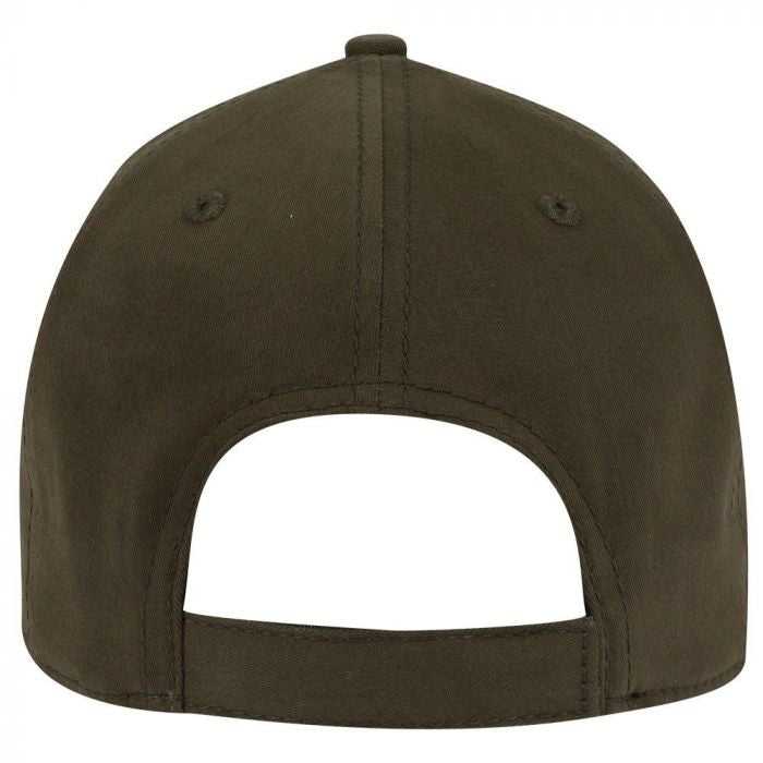 OTTO 19-1227A 6 Panel Low Profile Baseball Cap - Dark Olive Green - HIT a Double - 2