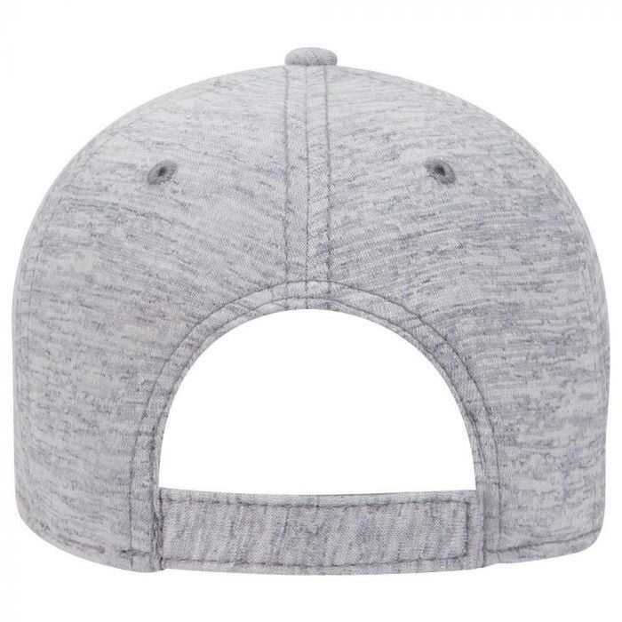 OTTO 19-1232 Otto Comfy Fit 6 Panel Low Profile Baseball Cap - Heather Gray - HIT a Double - 2