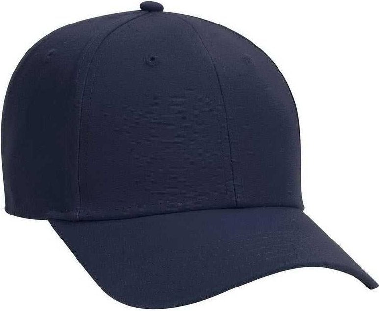 OTTO 19-1277 6 Panel Low Profile Baseball Cap - Navy - HIT a Double - 1