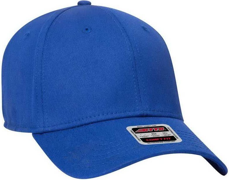 OTTO 19-1283 Comfy Fit 6 Panel Low Profile Baseball Cap - Royal - HIT a Double - 1