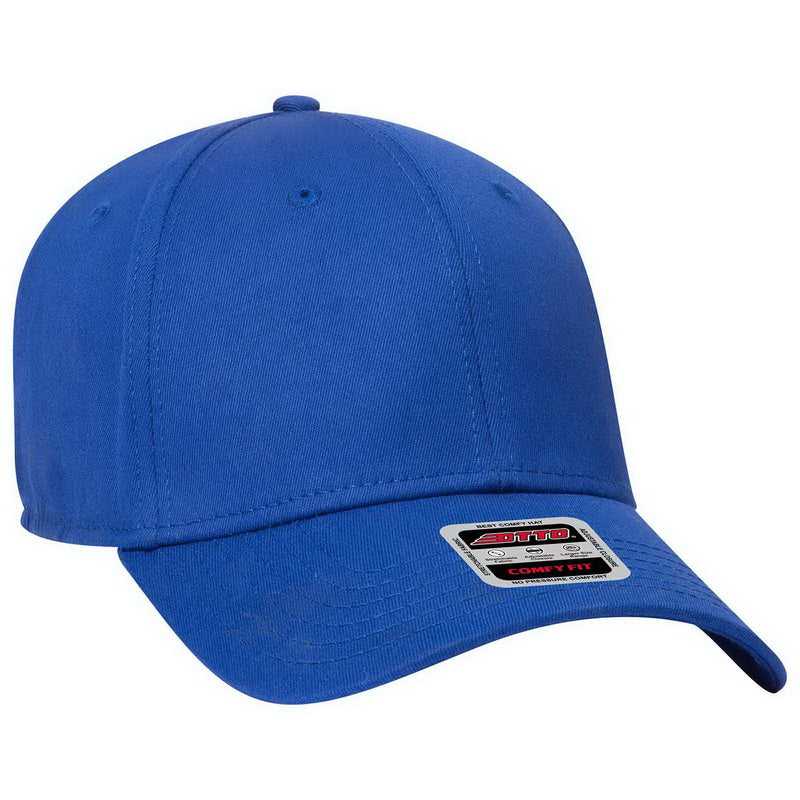 OTTO 19-1283 Comfy Fit 6 Panel Low Profile Baseball Cap - Royal - HIT a Double - 1