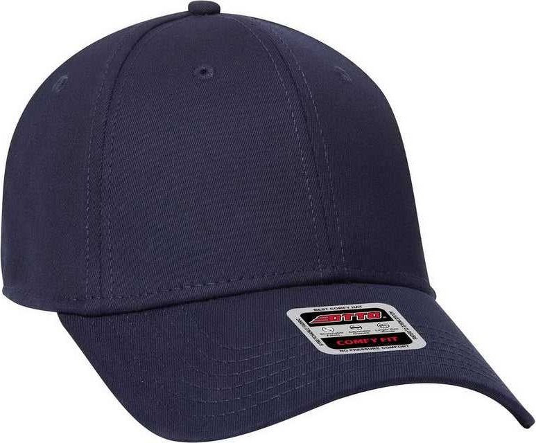 OTTO 19-1283 Comfy Fit 6 Panel Low Profile Baseball Cap - Navy - HIT a Double - 1