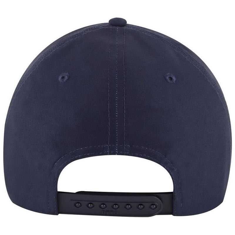 OTTO 19-1319 6 Panel Low Profile Style Baseball Cap - Navy - HIT a Double - 2