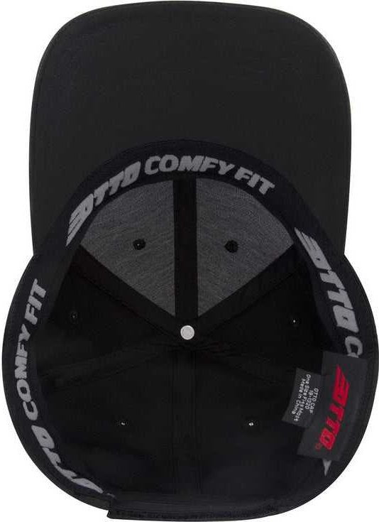 OTTO 19-1320 Comfy Fit 6 Panel Low Profile Style Baseball Cap - Black - HIT a Double - 1