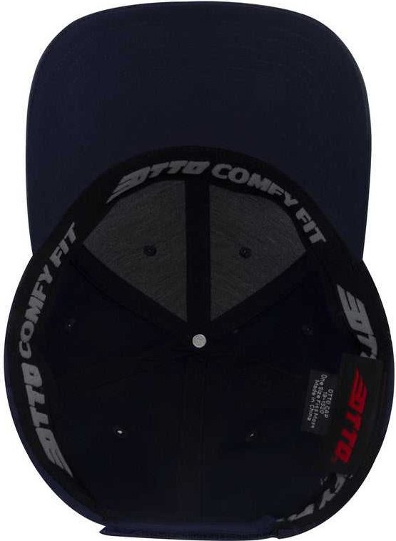 OTTO 19-1320 Comfy Fit 6 Panel Low Profile Style Baseball Cap - Navy - HIT a Double - 1