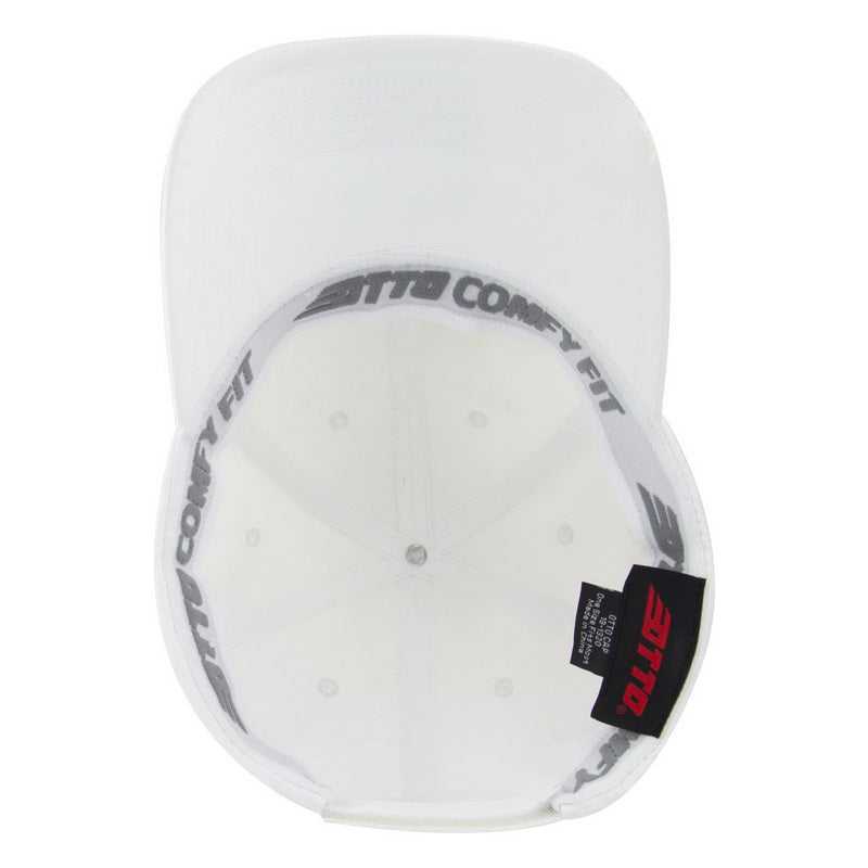 OTTO 19-1320 Comfy Fit 6 Panel Low Profile Style Baseball Cap - White - HIT a Double - 1