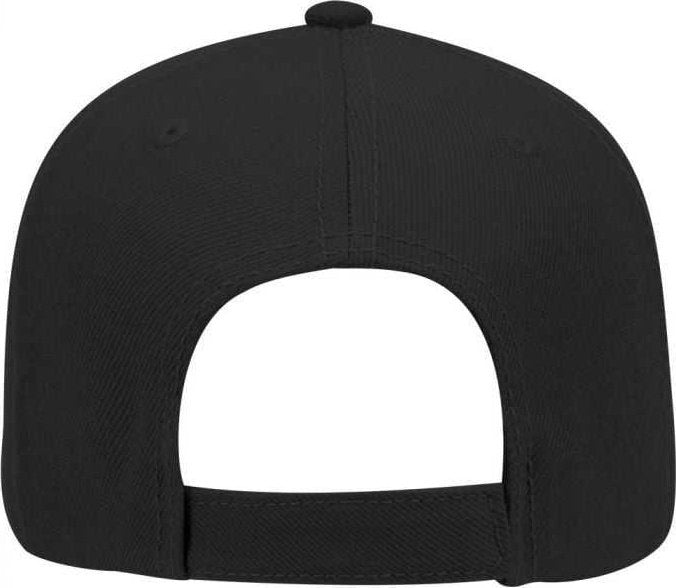 OTTO 19-304 Wool Blend Gray Undervisor Low Profile Pro Style Structured Firm Front Panel Cap - Black - HIT a Double - 1