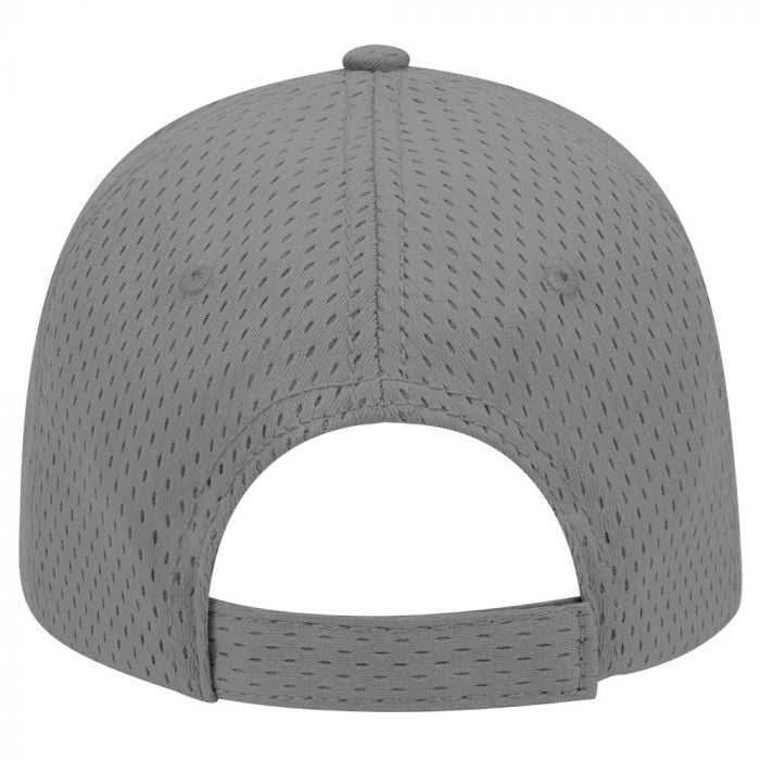 OTTO 19-366 Polyester Pro Mesh Gray Undervisor Low Profile Pro Style Structured Firm Front Panel Cap - Gray - HIT a Double - 1