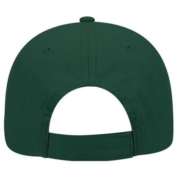 OTTO 19-503 Brushed Cotton Twill Low Profile Pro Style Cap with Full Buckram - Dark Green - HIT a Double - 1