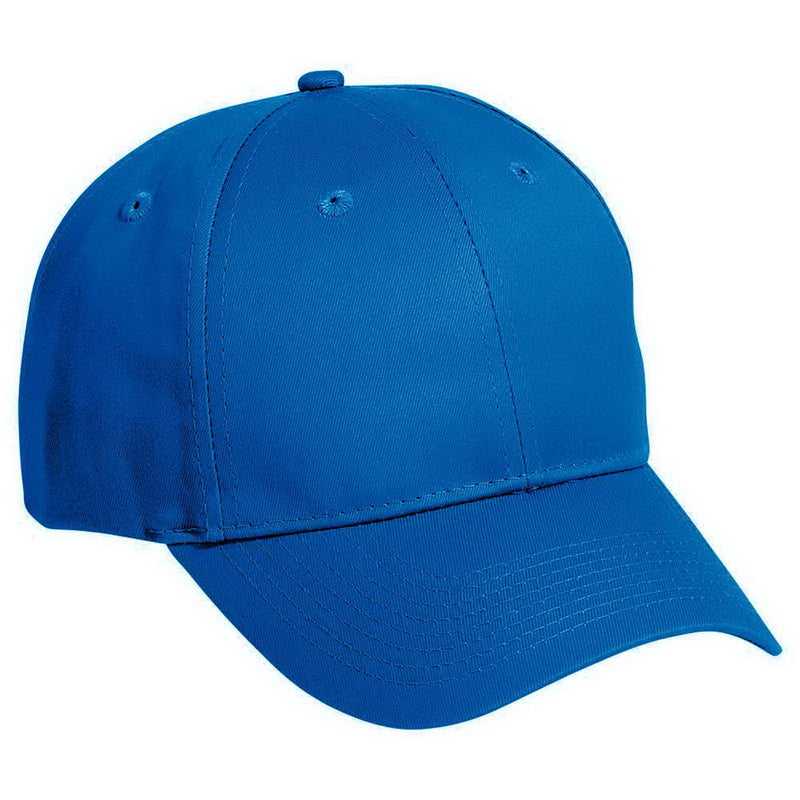 OTTO 19-557 Cotton Twill Low Profile Pro Style Seamed Front Panel Cap - Royal - HIT a Double - 1