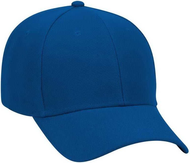 OTTO 19-609 Alternative Wool Blend Low Profile Pro Style Cap - Royal - HIT a Double - 1