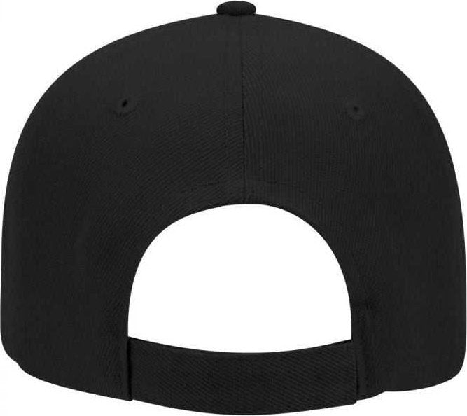 OTTO 19-609 Alternative Wool Blend Low Profile Pro Style Cap - Black - HIT a Double - 2