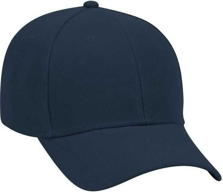 OTTO 19-609 Alternative Wool Blend Low Profile Pro Style Cap - Navy - HIT a Double - 1