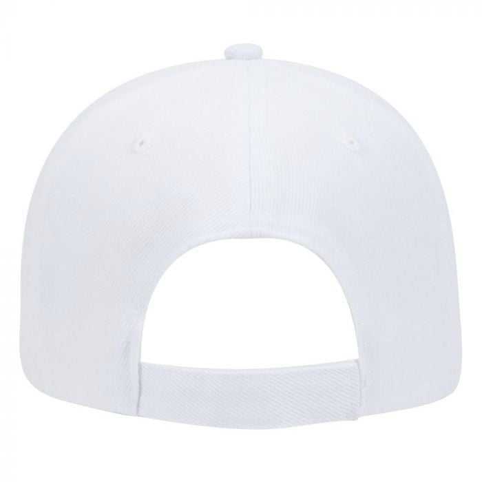 OTTO 19-609 Alternative Wool Blend Low Profile Pro Style Cap - White - HIT a Double - 1