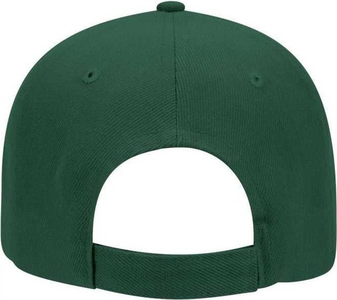 OTTO 19-609 Alternative Wool Blend Low Profile Pro Style Cap - Dark Green - HIT a Double - 2