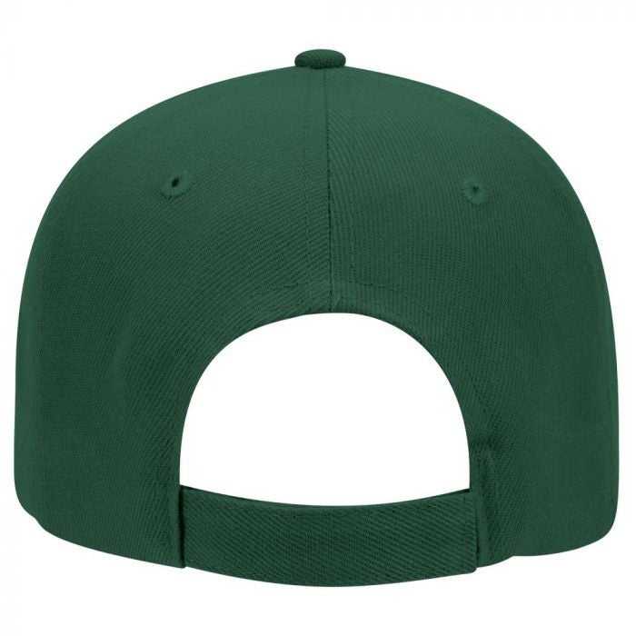 OTTO 19-609 Alternative Wool Blend Low Profile Pro Style Cap - Dark Green - HIT a Double - 1