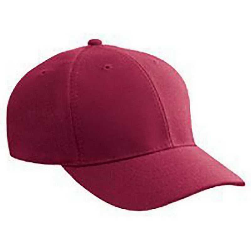 OTTO 19-648 Wool Blend Low Profile Pro Style Structured Firm Front Panel Cap - Burgandy Maroon - HIT a Double - 1