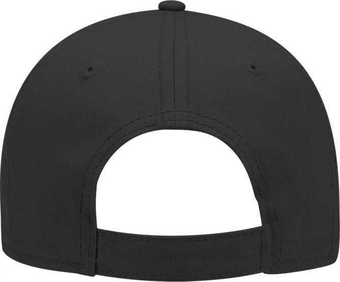 OTTO 19-768 Superior Cotton Twill Low Profile Pro Style Cap - Black - HIT a Double - 1