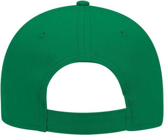 OTTO 19-768 Superior Cotton Twill Low Profile Pro Style Cap - Kelly - HIT a Double - 2