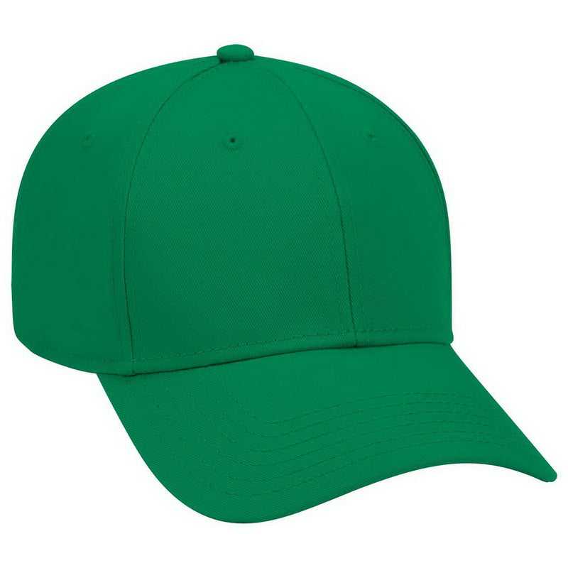 OTTO 19-768 Superior Cotton Twill Low Profile Pro Style Cap - Kelly - HIT a Double - 1