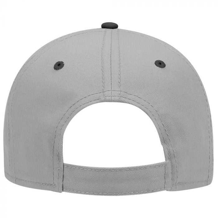 OTTO 19-768 Superior Cotton Twill Low Profile Pro Style Cap - Black Gray Gray - HIT a Double - 2