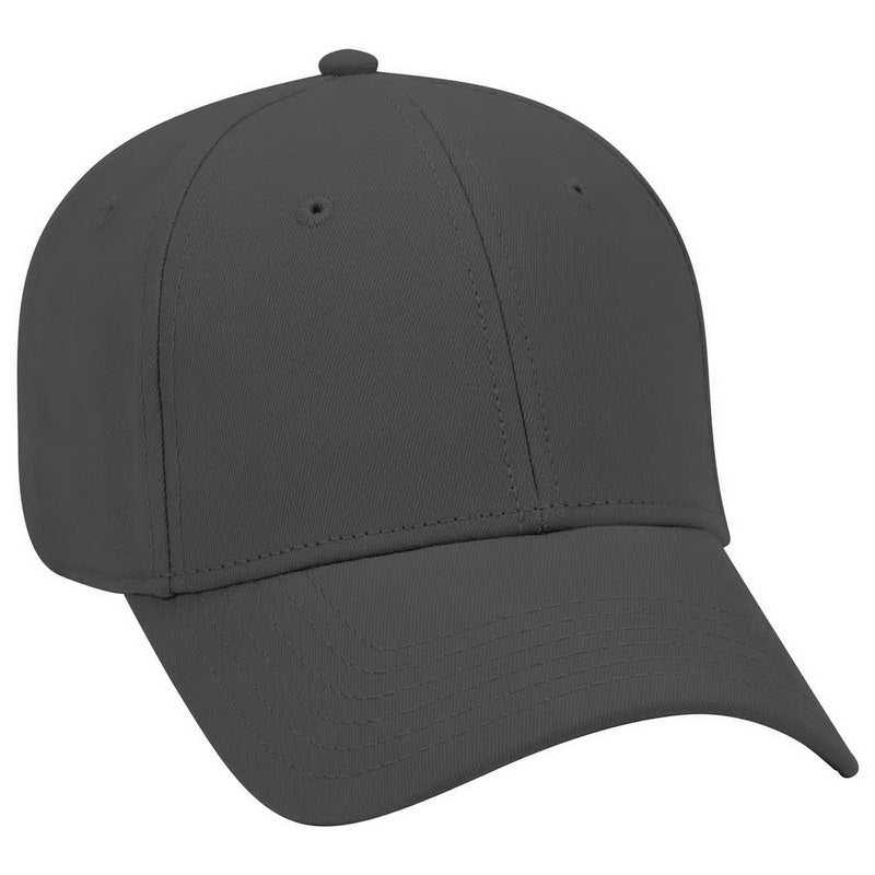 OTTO 19-860 Ultra Soft Superior Brushed Cotton Twill Low Profile Pro Style Cap - Charcoal Gray - HIT a Double - 1