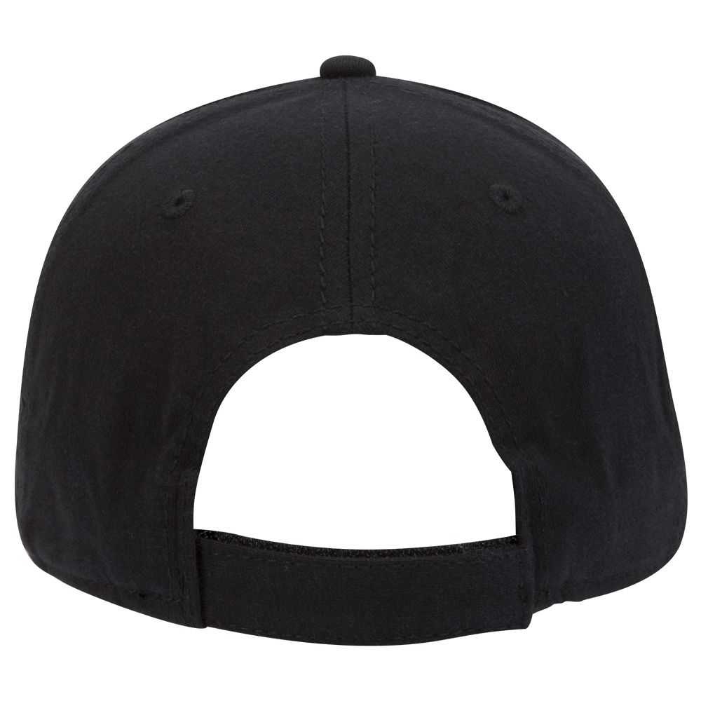 OTTO 19-922 Jersey Knit Low Profile Pro Style Cap - Black - HIT a Double - 1