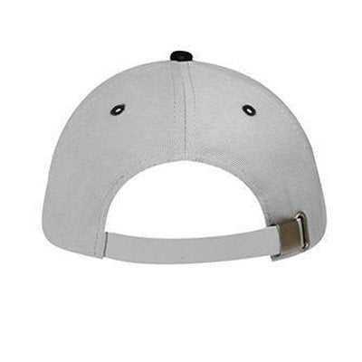 OTTO 21-152 Suede Visor Brushed Bull Denim Low Profile Pro Style Cap - Black White - HIT a Double - 1