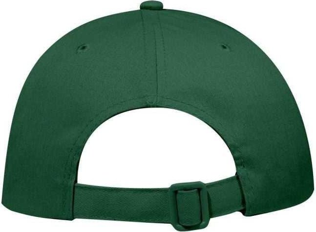 OTTO 24-032 Brushed Cotton Twill Soft Visor Low Profile Pro Style Seamed Front Panel Cap - Dark Green - HIT a Double - 2