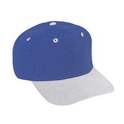 OTTO 27-015 Brushed Cotton Twill Pro Style Structured Firm Front Panel Cap - Gray Royal - HIT a Double - 1