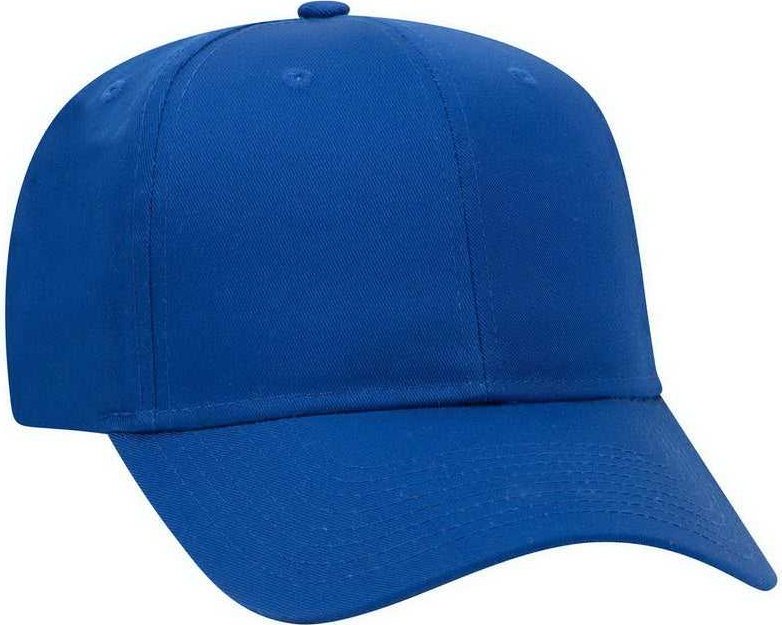 OTTO 27-079 Twill 8 Rows Stitching Pro Style Cap - Royal - HIT a Double - 2