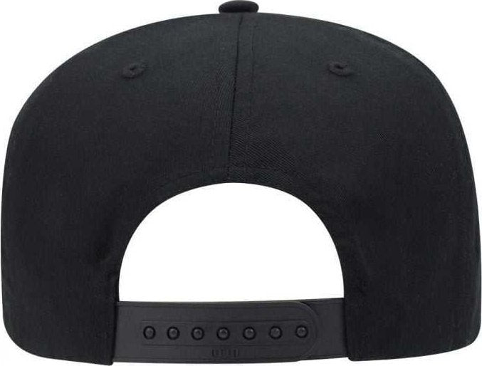 OTTO 27-079 Twill 8 Rows Stitching Pro Style Cap - Black - HIT a Double - 2