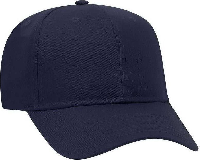 OTTO 27-079 Twill 8 Rows Stitching Pro Style Cap - Navy - HIT a Double - 1