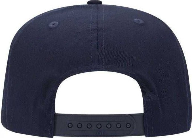 OTTO 27-079 Twill 8 Rows Stitching Pro Style Cap - Navy - HIT a Double - 2