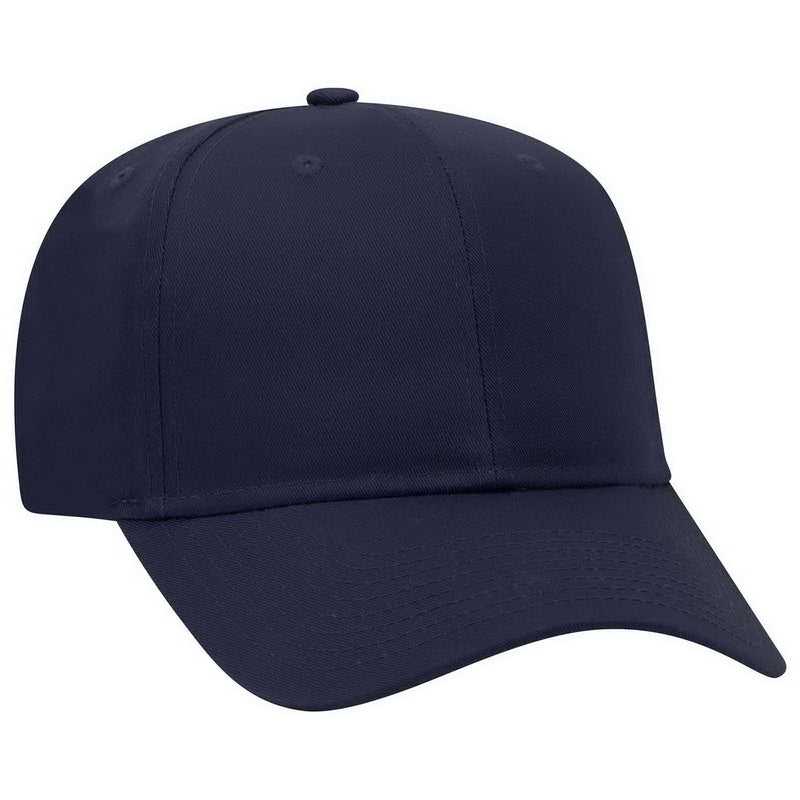 OTTO 27-079 Twill 8 Rows Stitching Pro Style Cap - Navy - HIT a Double - 1