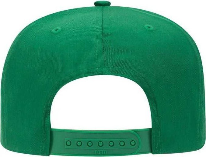 OTTO 27-079 Twill 8 Rows Stitching Pro Style Cap - Kelly - HIT a Double - 2