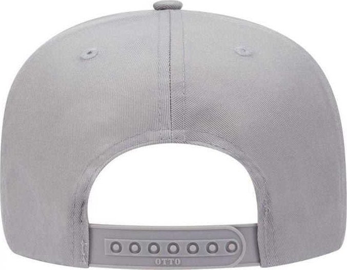 OTTO 27-079 Twill 8 Rows Stitching Pro Style Cap - Gray - HIT a Double - 2