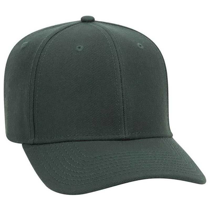 OTTO 27-210 Wool Pro Style Cap - Dark Green - HIT a Double - 1