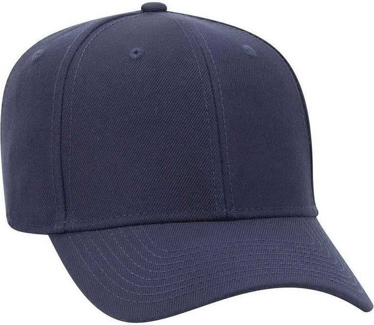 OTTO 27-210 Wool Pro Style Cap - Navy - HIT a Double - 1