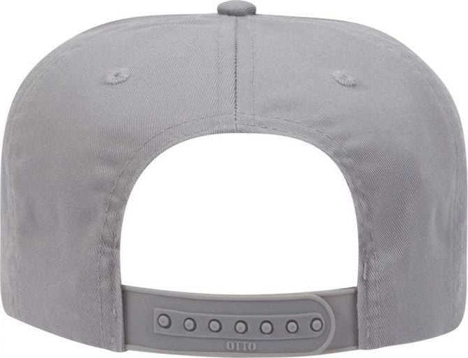 OTTO 31-069 Twill 5 Panel Pro Style Cap - Gray - HIT a Double - 2