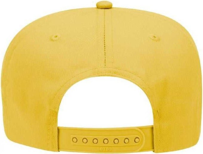 OTTO 31-069 Twill 5 Panel Pro Style Cap - Yellow - HIT a Double - 2