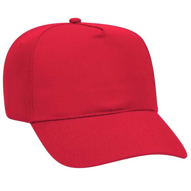 OTTO 31-1060 Promo Cotton Twill Pro Style Cap - Red - HIT a Double - 1